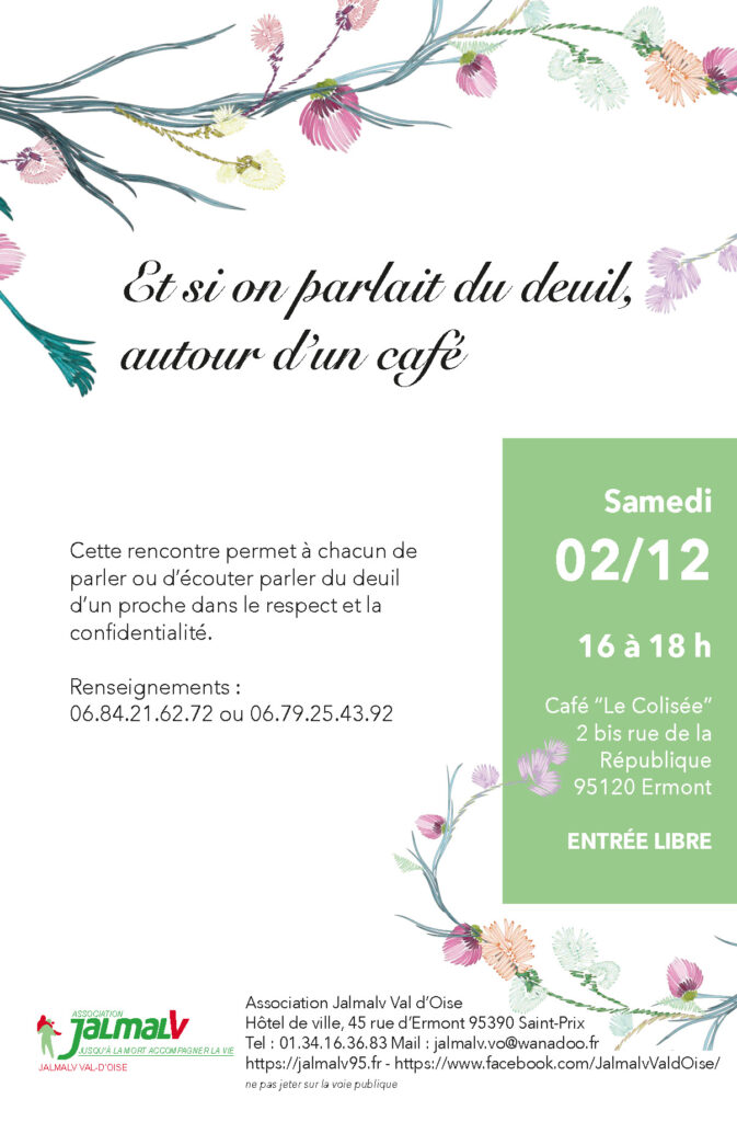 Décembre 2023 : Et si on parlait du deuil autour d'un café ?